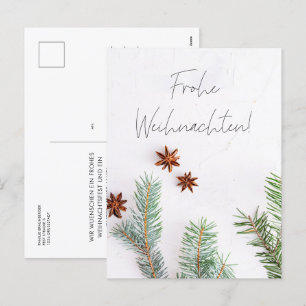 Frohe Weihnachten Moderne Weihnachtsgrusskarte Feestdagenkaart
