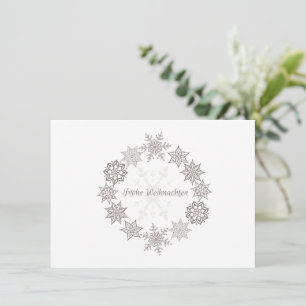 Frohe Weihnachten Notitiekaartje