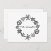 Frohe Weihnachten Post Kaart (Voorkant / Achterkant)