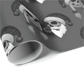 Frohe Weihnachten Totenschädel Stern Cadeaupapier (Rol Hoek)