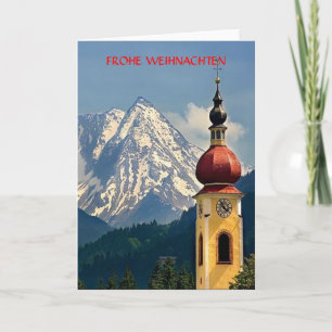 FROHE WEIHNACHTEN (VROLIJKE KERSTMIS) FEESTDAGEN KAART