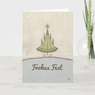 Frohes Feestdagen Kaart