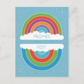 Frohes Fest Briefkaart (Voorkant)