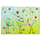 Fröhliche Ostereier Groot Cadeauzakje (Achterkant)