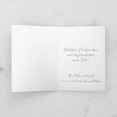 Fröhliche Weichnachten - Carte Ballerina de Noël (Intérieur)