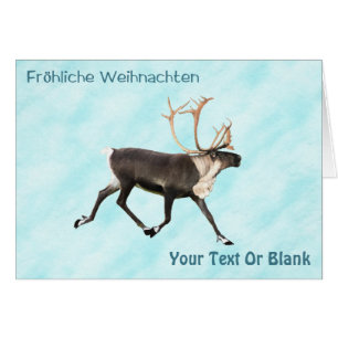 Fröhliche Weihnachten - Caribou (Reindeer) Sur Nei