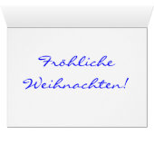 Fröhliche Weihnachten Christmas Purple Star (Intérieur Horizontal (Bas))