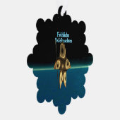 Fröhliche Weihnachten - Fractal Inuit Hunter Ornament Kaart (Rechts)