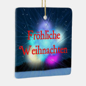 Frohliche Weihnachten - Jack Frost Keramisch Ornament (Rechts)