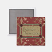 Frohliche Weihnachten Magnet (Recto/Verso)