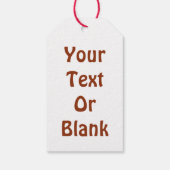 Frohliche Weihnachten - Santa Claus Cadeaulabel (Achterkant)