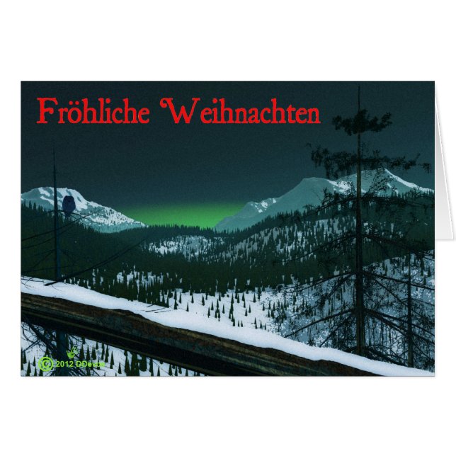 Frohliche Weihnachten - Silent Night (Voorkant Horizontaal)