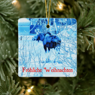 Frohliche Weihnachten - Urban Moose Keramisch Ornament