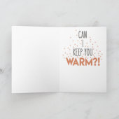 Froid à l'extérieur / Gardez-vous au chaud - Carte (Intérieur)