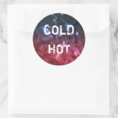 Froid & Hot - Sticker (Sac)
