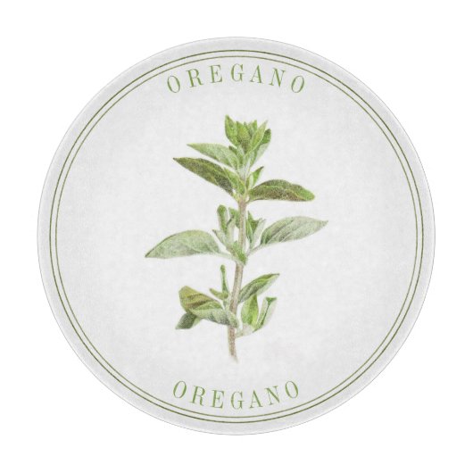 FROID OREGANO rond Planche à découper (Devant)