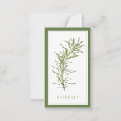 FROID ROSEMAIRE 3,5x2 / Carte à plat verte (Devant)