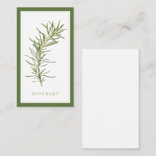 FROID ROSEMAIRE 3,5x2 / Carte à plat verte (Devant / Derrière)