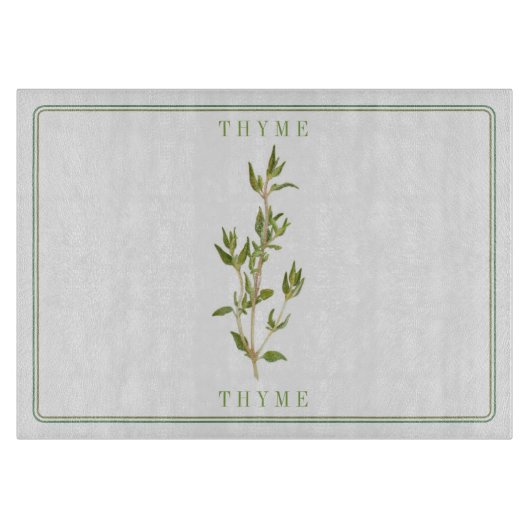 FROID THYME 11x8 Planche à découper en verre (Devant)