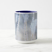 Froid un gel d'hiver sur la tasse de café (Centre)