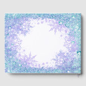 Froid Winter Wonderland Anniversaire de fête Livre (Verso)