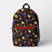 Frolf - Flaming Disc Golf Bedrukte Rugzak (Voorkant)