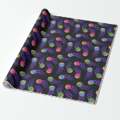Frolf - Flaming Disc Golf Cadeaupapier (Uitgerold)