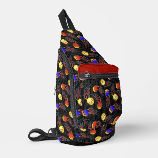 Frolf - Flaming Disc Golf Sling Bag (Linkerhoek)