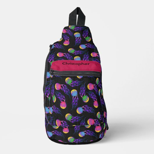 Frolf - Flaming Disc Golf Sling Bag (Voorkant)