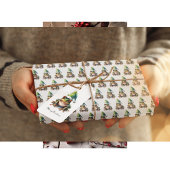 Frolic Christmas Frog Cadeaupapier