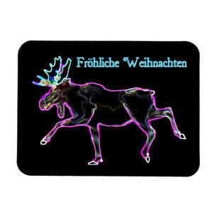 Froliche Weihnachten - Electric Moose Magneet