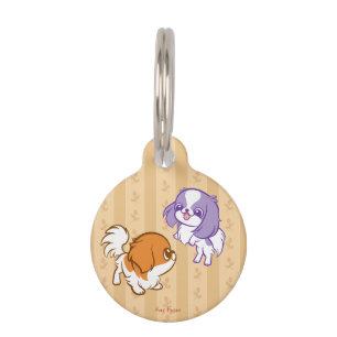 Frolicking Kawaii Puppies Japanse kin Huisdierpenning