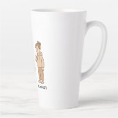 Frolijke Hondenmoeder Latte Mok (Rechts)