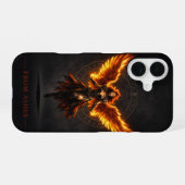 From Ashes Phoenix Angel iPhone 16 Case Hoesje (Achterkant horizontaal)