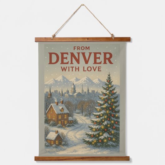 From Denver With Love Holiday  Hangend Wandkleed (Voorkant)