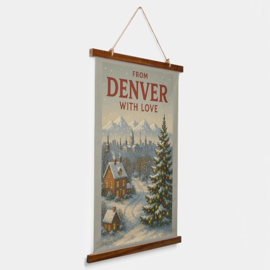 From Denver With Love Holiday Hangend Wandkleed (Gebogen)