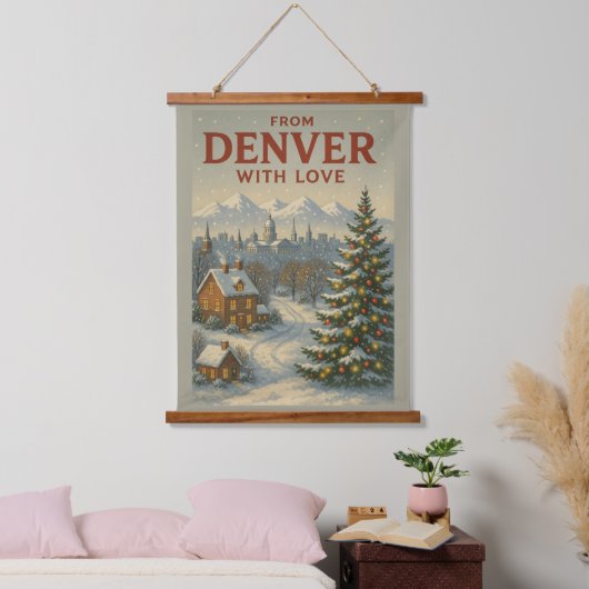 From Denver With Love Holiday Hangend Wandkleed (Slaapkamer)
