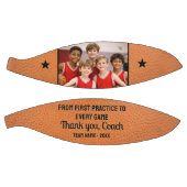 From First Practice to Every Game Thank You Coach  Basketbal (Panelen)