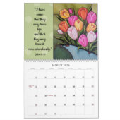 "From Glory to Glory" 2026 Scripture Calendar Kalender (Mar 2026)