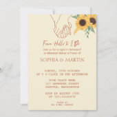 From ‘Hello’ to ‘I Do’ Rehearsal Dinner Invitation (Devant)