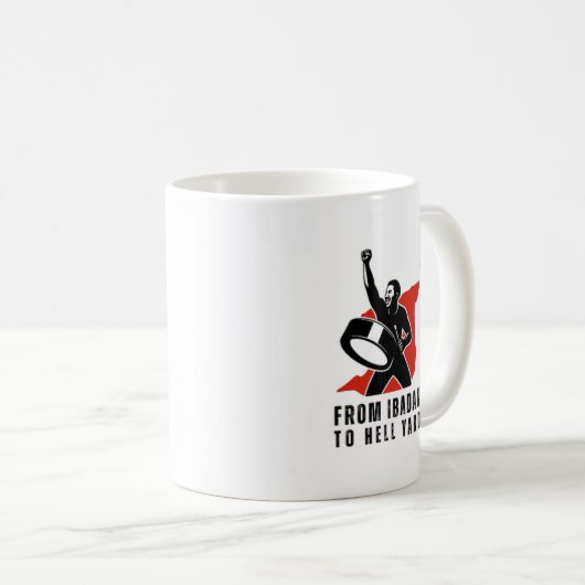 From Ibadan To Hell Yard 11oz Victory Mug 1  (Devant droit)