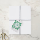 From NAME Kitchen Made with Love Irish Green Check Cadeaulabel (Met Touw)