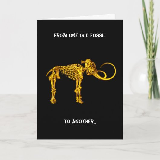 From one old Fossil, To Another... Kaart (Voorkant)