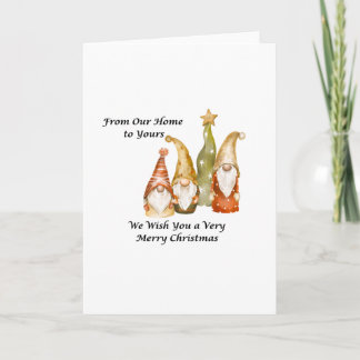 From Our Home to Yours on a Christmas Kaart