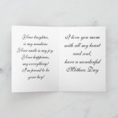 FROM SON, carte MOTHERS DAY (Intérieur)