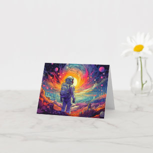 From Space & Beyond Illustratie Verjaardag Kaart