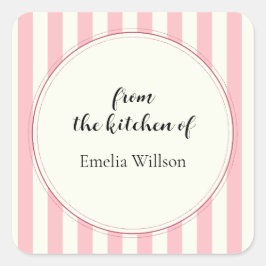 From the kitchen of Small Business Vierkante Sticker