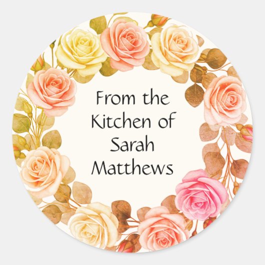 From the kitchen of stickers (Voorkant)