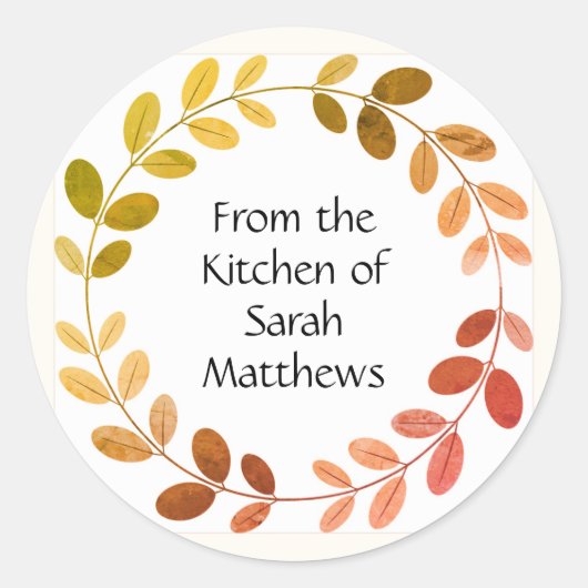 From the kitchen of stickers (Voorkant)