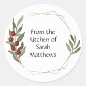 From the kitchen of stickers (Voorkant)